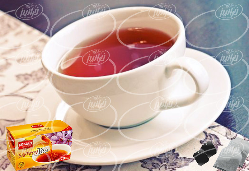 خرید مستقیم چای زعفران ادمان بسته بندی