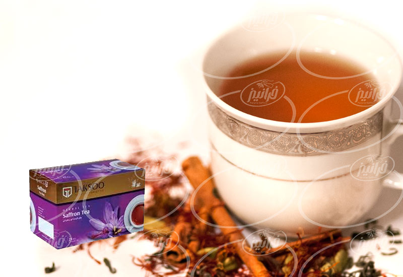 عرضه چای زعفرانی تکسو با عطر عالی