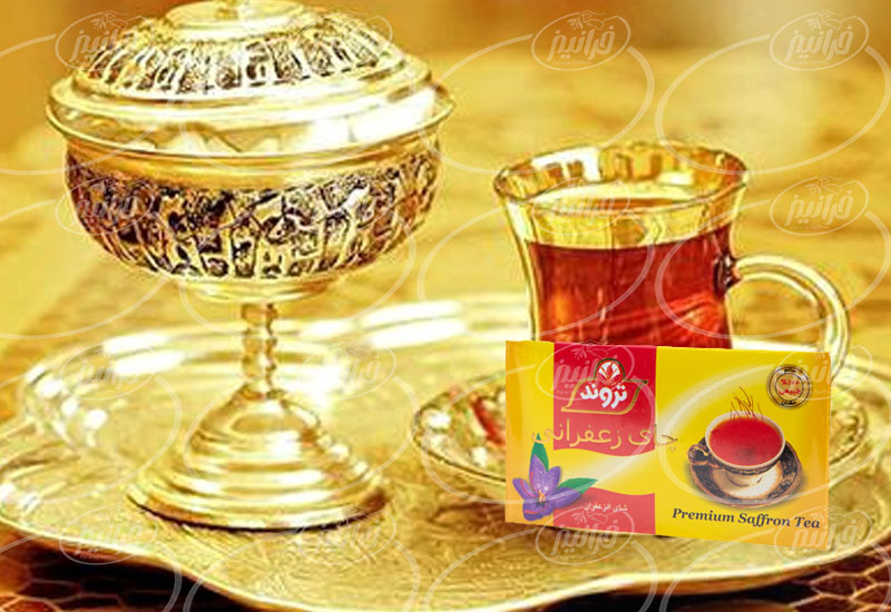 صادرات چای زعفرانی تروند به همراه دمنوش